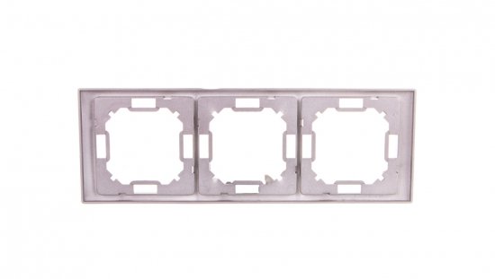 Simon Basic Neos Ramka potrójna stal inox BMRC3/21