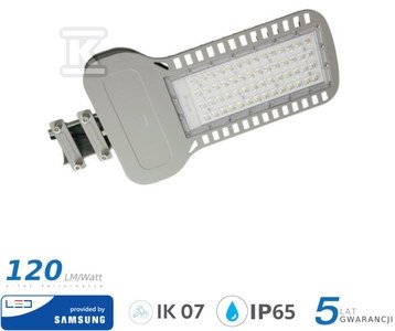 Oprawa Uliczna LED V-TAC SAMSUNG CHIP 100W Soczewki 110st 135Lm/W VT-104ST 6500K 13500lm