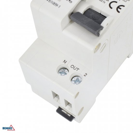 WYŁĄCZNIK RCBO 2P B 10A 30mA TYP AC SCHELINGER