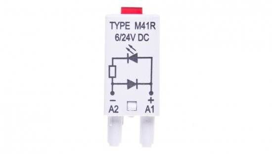 Moduł sygnalizacyjny LD (diody: LED czerwony + D) 6-24V DC M41R szary 854842