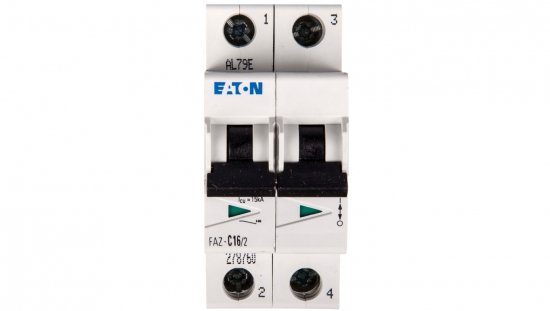 Wyłącznik nadprądowy 2P C 16A 15kA AC FAZ C16/2 278760