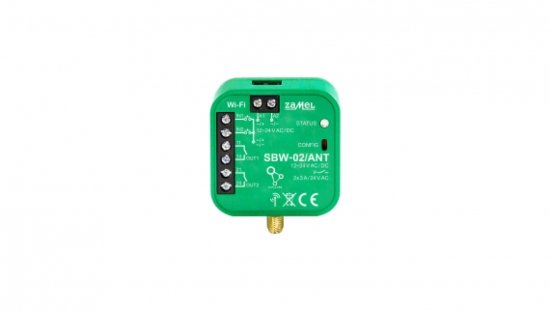 Sterownik bramowy WI-FI 2-kanałowy z anteną zewnętrzną SBW-02/ANT SPL10000035