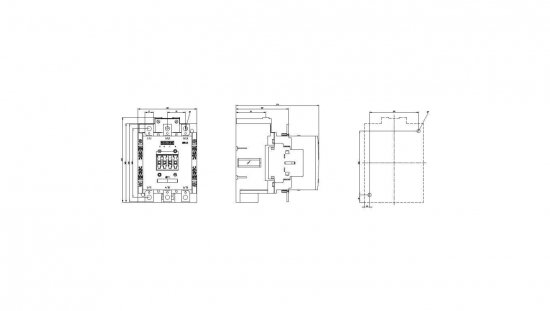 Stycznik mocy 185A 3P 220-240V AC 2Z 2R S6 3RT1056-6AP36