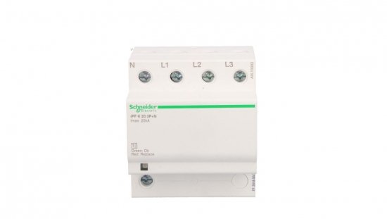Ogranicznik przepięć Typ T2 3P+N/PE 20kA 1,5kV iPF20 A9L15693