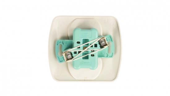 Simon Akord Gniazdo podwójne b/u 16A IP20 beżowe AG2/12