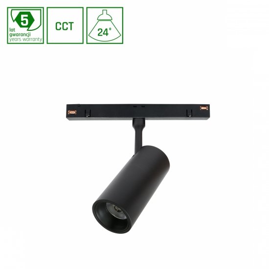 SYSTEM SHIFT SMART- SPOT M oprawa kierunkowa 44x157x178mm 10W 24st czarny CCT/DIM 5 lat gw.