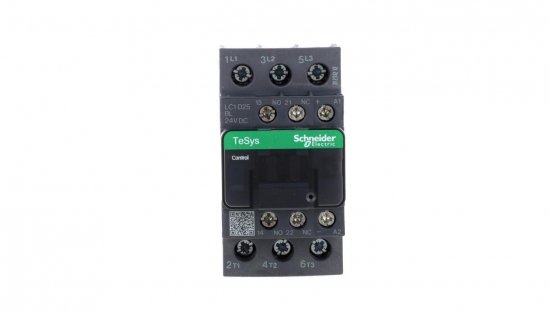 TeSys Deca Stycznik mocy 25A 3P 24V DC 1Z 1R LC1D25BL