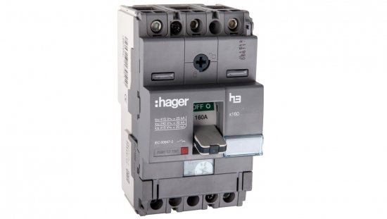 Wyłącznik mocy 160A 3P 25kA HHA160H