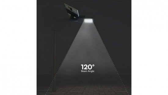 Oprawa Uliczna Solarna 50W 4000K 4000lm Hybrydowa (Solarna+zasilanie 230) IP65 23578