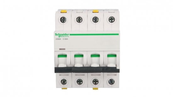 Wyłącznik nadprądowy 4P C 63A 6kA AC iC60N-C63-4 Acti9 A9F04463