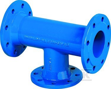 Trójnik kołnierzowy DN150x80, PN10, GJL-żeliwo szare .580.150.080 44