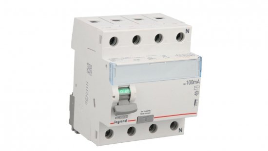 Wyłącznik różnicowoprądowy 4P 25A 0,1A typ AC P304 TX3 411717