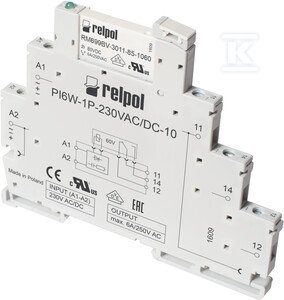 PRZEK.INTF.DO STER.1P 6A 230VAC