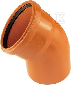 Kolano PP 200/87.5 SN8 do kanalizacji zewnętrznej 0710253390