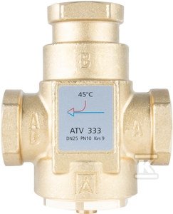 ZAWÓR TEMP.ATV 333,DN25,RP1 ,KVS9,45 C