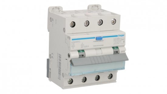 Wyłącznik różnicowo-nadprądowy RCBO 4P C10A 0,03A Typ A 6kA RCBO ADM460C
