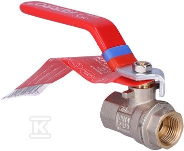 Zawór kulowy nakrętno-nakrętny z dźwignią, 3/8 cala, F-Power