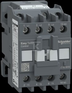 Stycznik mocy, Easy TeSys Control, AC-3, 18A, 3P(1NO), cewka 230V, 50/60Hz LC1E1810P7