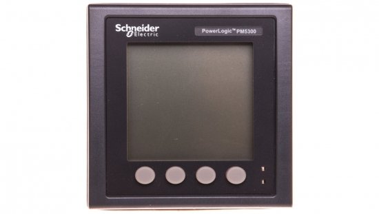 Miernik parametrów sieci (U, I, P, Q, f, PF, E) 5/1A przekładnik 100-415V AC Ethernet Modbus tablicowy 96x96mm METSEPM5560