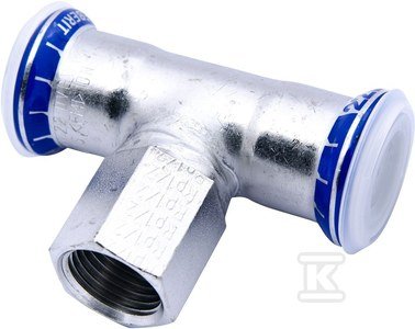 Trójnik Geberit Mapress Edelstahl przejściowy z gw.wewn. d15-Rp 1/2 31304