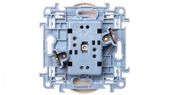 Simon 10 Gniazdo podwójne z/u kremowe 16A 250V IP20 CGZ2M.01/41