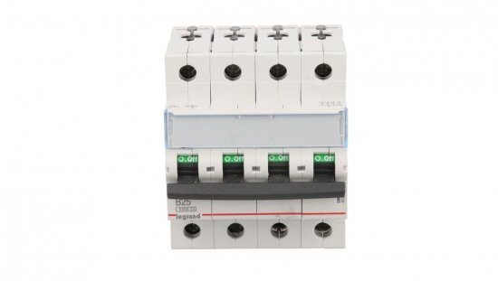 Wyłącznik nadprądowy 4P B 25A 6kA AC S304 TX3 403419