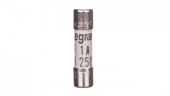 Wkładka bezpiecznikowa cylindryczna 5x20mm 1A F 250V 010210