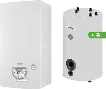 Pakiet z kotłem gazowym kondensacyjnym SILVER PRO 25 kW i zasobnikiem SG PLUS 100