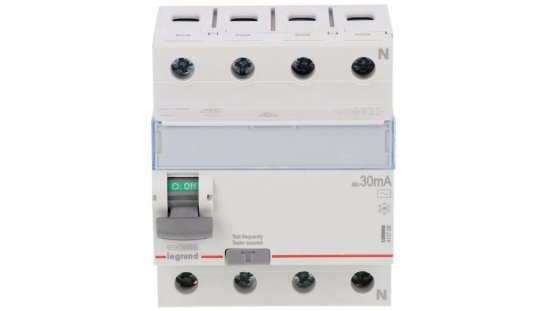 Wyłącznik różnicowoprądowy 4P 40A 0,03A typ AC P304 TX3 411708