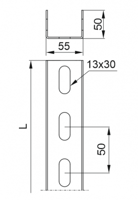 Ceownik CC55H50/2MC 895326