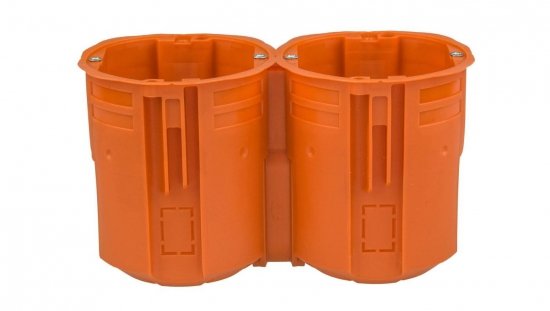 Puszka podtynkowa 60 mm supergłęboka 80 mm łączona za pomocą łącznika ZV60GFw pomarańczowa 33335008