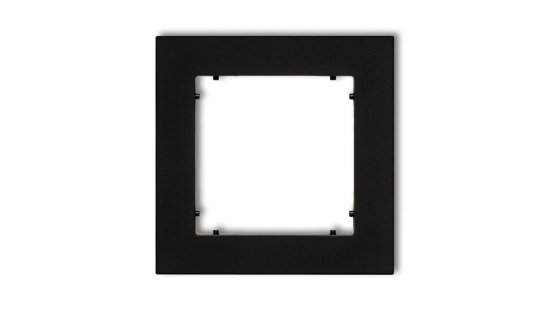 MINI Ramka pojedyncza czarny mat 12MR-1