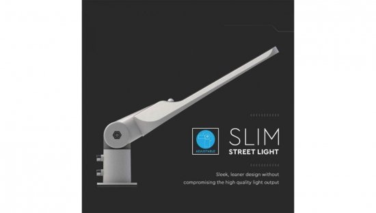 Oprawa Uliczna LED 50W 5000lm 4000K regulowany uchwyt sensor zmierzchu Diody SAMSUNG IP65 Szara 5 Lat Gwarancji 20432