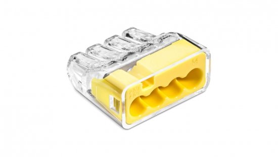 IDEALNA Szybkozłączka SCP4 B10 wtykowa do drutów i wielodrutów 4-torowa 4mm² 32A 450V 88001004 /10 szt./