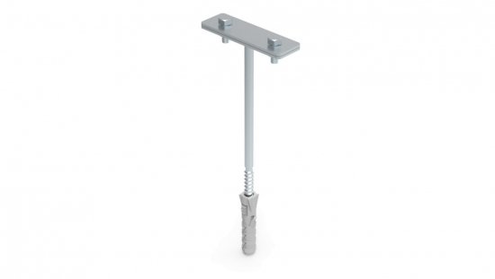 Uchwyt do bednarki z kołkiem L-160mm fi 12mm bez przetłoczenia 12.8/B OC /91230801/