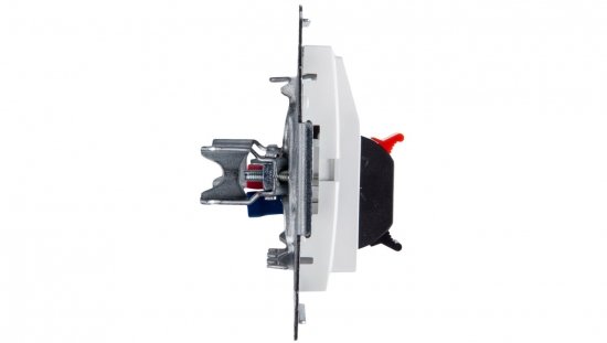 Simon 54 Gniazdo głośnikowe pojedyncze białe DGL31.01/11