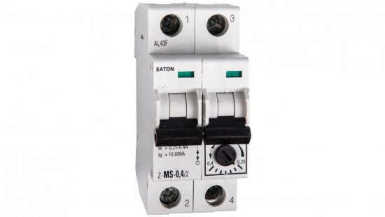 Wyłącznik silnikowy 2P 0,09kW 0,25-0,4A Z-MS-0,40/2 248391
