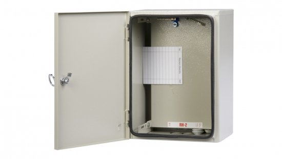 Obudowa 350x255x195mm IP54 Z płytą montażową RH-2