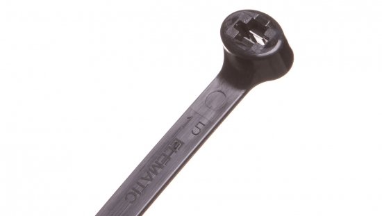 Opaska kablowa 360x7,5 czarna UV 2-LOCK zęby stalowe BMTN3776 /100szt./