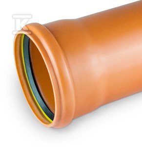 Rura kanalizacyjna zewnętrzna PVC 200X4.9X2000 SN4 KL.N ML (multilayer, spieniona) 0425213200