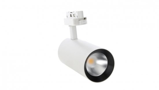 Reflektor szynowy, punktowy COB VERKO biały 1-fazowy 24W 4000K 1920lm C40-VRK-1F-024WH-4K