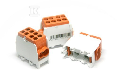 Zacisk przewodu głównego Hlak 25 1/2 brązowy. 2x16mm2/2x25mm3 HLAK-25-1/2BR