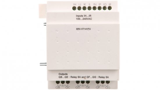 Moduł rozszerzenia 8 wejść cyfrowych 6 wyjścia przekaźnikowe 240V AC Zelio SR3XT141FU