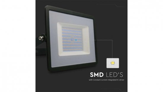 Projektor LED 100W 8700lm 6500K IP65 Czarny 215966