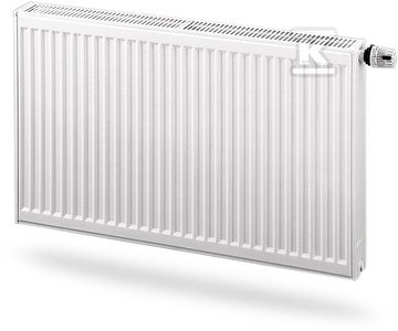 Grzejnik PURMO CV11 900x400, moc grzewcza: 571W (75/65/20°C), grzejnik stalowy płytowy z podłączeniem dolnym, PURMO Ventil Compact, biały RAL9016