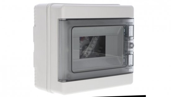 Rozdzielnica modułowa PV 1x8 natynkowa drzwi transp. seria 620 IP65 200x180x100 szyna N+PE szara EC62008E