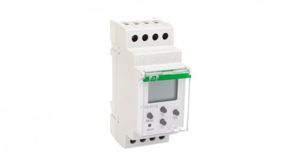 Przekaźnik czasowy 1P 16A 0,25sek-99h59min59sek 24-264V AC/DC wielofunkcyjny PCS-517