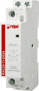 Stycznik instalacyjny 1 NO + 1NC, 25A, 24 V DC RXC25-11-D024