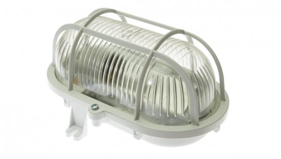 Oprawa kanałowa owal siatka plastik 100W 10/1 b. ,p.10 poliwęglan D.3155P