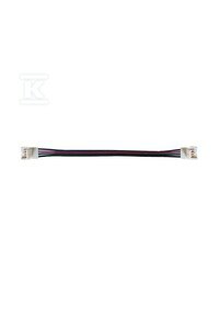 Szybkozłączka do taśm LED RGB 10mm, płaska taśma-przewód taśma
